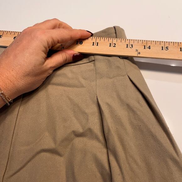 & Other Stories Beige High Waisted Wide Leg Pants Sz 4 - Picture 6 of 9